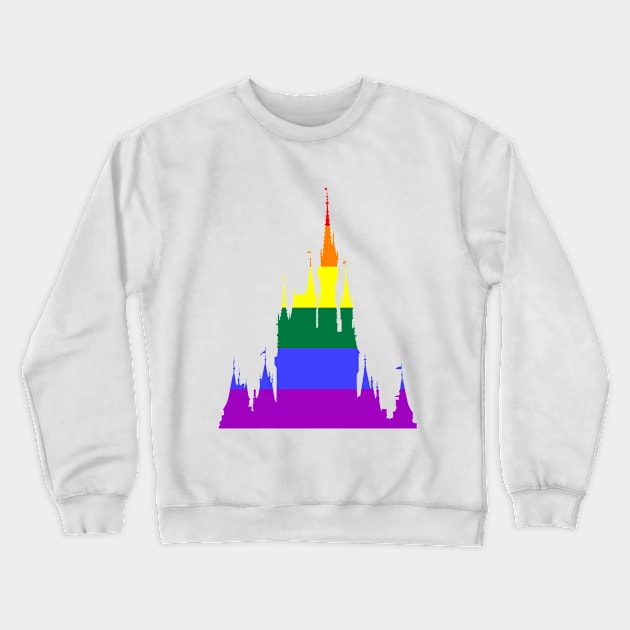 Rainbow Magic Castle Silhouette Mark III Crewneck Sweatshirt by FandomTrading